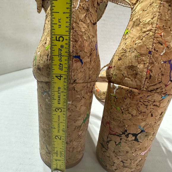 Mix no.6 cork high heels ladies 6.5M - Picture 4 of 7